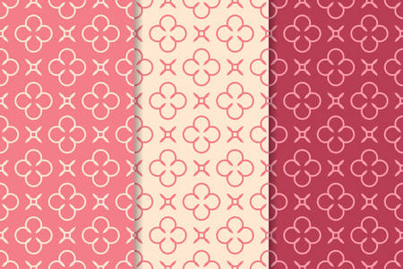 Colored flower pattern. Seamless backgroundのイラスト素材