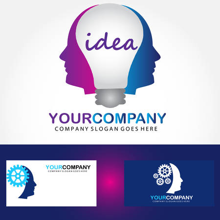 Idea head conceptのイラスト素材