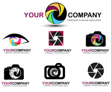 Photography logo designのイラスト素材