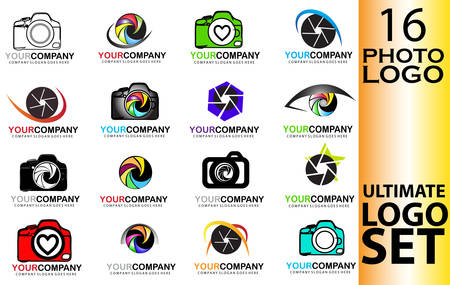 Logo collection,modern business iconsのイラスト素材