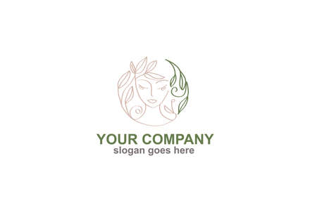 Women Logo Abstract Beauty Spa Salonのイラスト素材