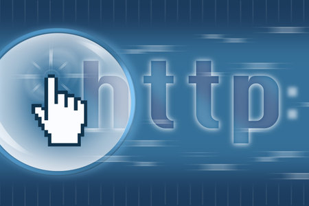 HTTP Web surfing Concept with Click icon