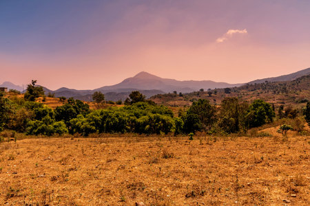 The Nilgiri Mountains view form Sholayur Attappadi Kerala India.の写真素材