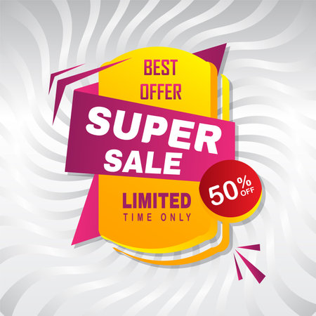 Vector Sale promotion bannerのイラスト素材