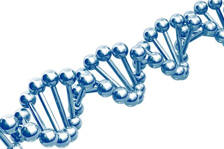 DNA structure.3d renderの写真素材