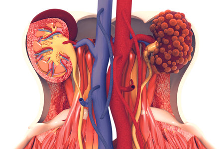 Kidney disease. 3d illustration