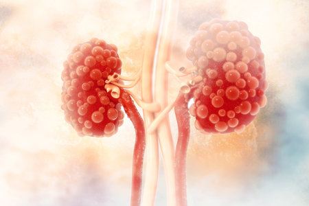 Kidney disease. 3d illustration