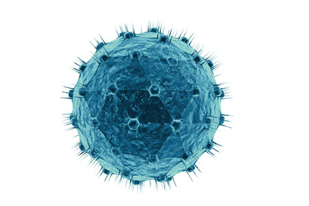 Viral disease, virus, bacteria, cell, 3d illustration