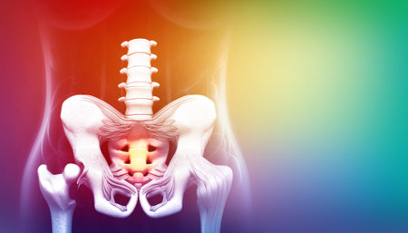 Bones of the pelvis and hip. 3d illustrationの写真素材
