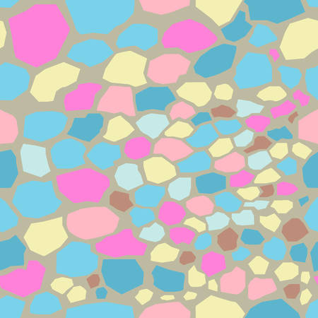 Seamless Unicorn Marble Patternのイラスト素材