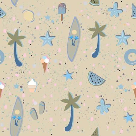 Hand Drawn Seamless Pattern with plants and berries. Artistic Creative Design. Great for backgrounds, backdrops, cars, postcards, invitations, headers, brochures, posters,wall art, flyer, etc.の写真素材