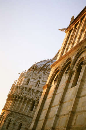 Cathedral Square at Pisa in Italyの写真素材
