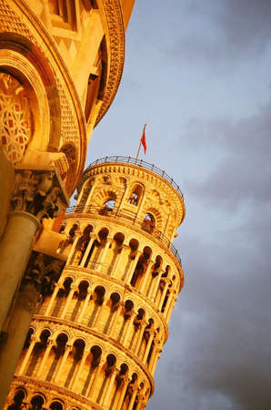 Leaning Tower of Pisa, Italyの写真素材
