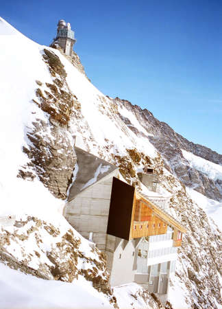 The Sphinx on the Jungfraujoch-Top of Europeの写真素材