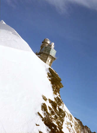 The Sphinx on the Jungfraujoch-Top of Europeの写真素材
