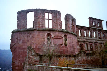 Old castle at Heidelberg, Germany の写真素材