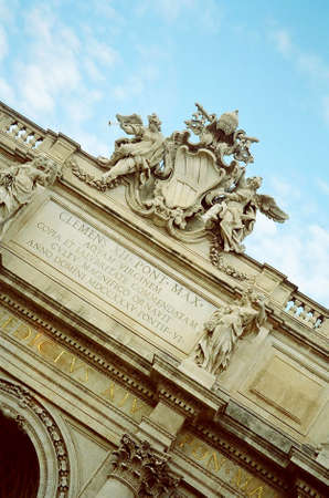 Trevi Fountain in Rome, Italyの写真素材