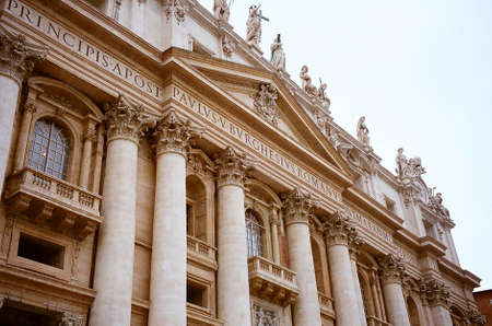 St. Peter's Basilica in Vatican, Italyのeditorial素材