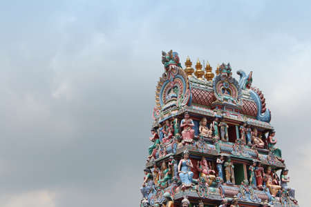 Sri Mariamman Temple, Singaporeの写真素材