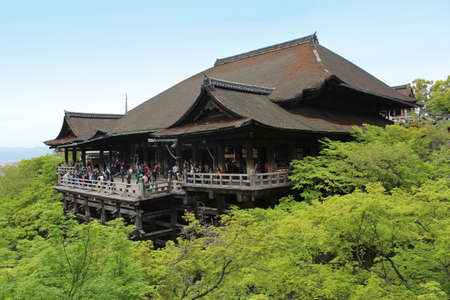 View of Kiyomizu-dera, Japanese Buddhist temple with over 1200 years of history in Kyotoのeditorial素材