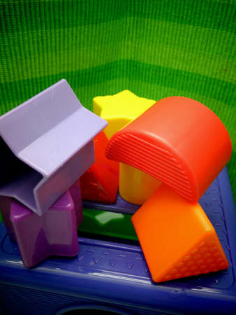 colorful blocks of shapesの素材