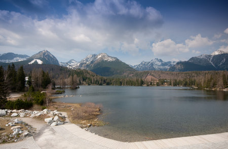 Strbske pleso lake, Hight Tatras, Slovakia