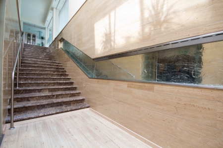 interior of modern marble stairsのeditorial素材