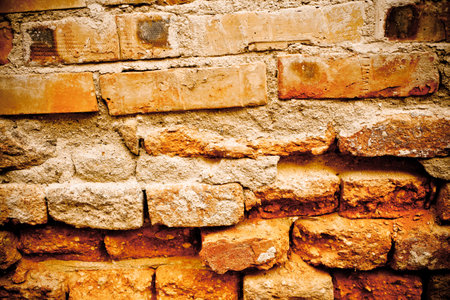 red brick grunge wall for background