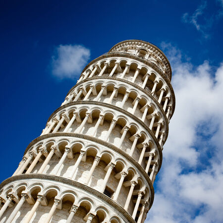 The Leaning Tower, Pisa, Italyの写真素材