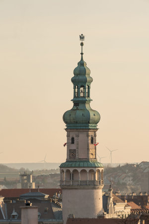 clock tower in Sopron, called tuztorony