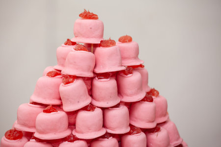 Variety of home made nougat on market