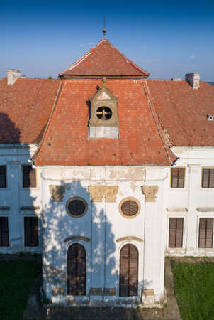 Beautiful castle in Nagyberki hungaryのeditorial素材