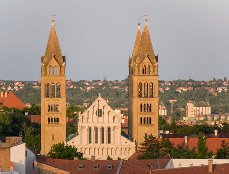 Cathedral of pecs, hungary called Szekesegyhaz
