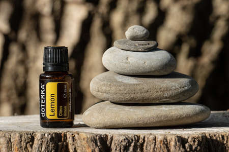 Pecs / Hungray - Sep 19 2020 - Illustrative editorial image of Doterra Essential Oil for everyday useのeditorial素材