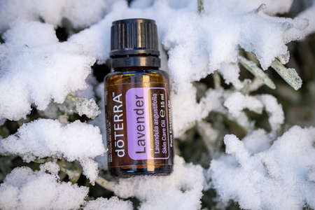 Pecs, Hungray - Jan 25 2021 - Illustrative editorial image of Doterra Essential Oils for everyday useのeditorial素材