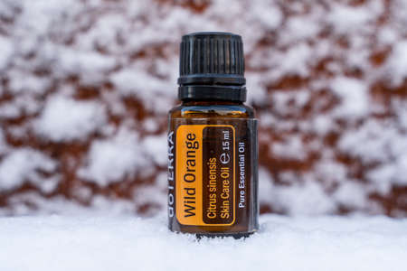 Pecs, Hungray - Jan 25 2021 - Illustrative editorial image of Doterra Essential Oils for everyday useのeditorial素材