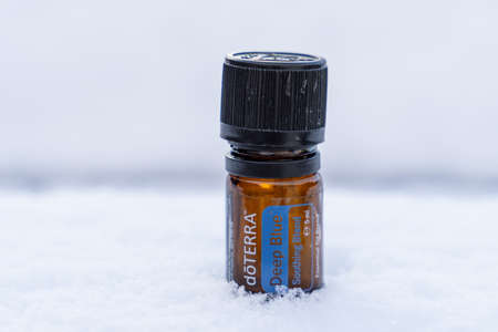 Pecs, Hungray - Jan 25 2021 - Illustrative editorial image of Doterra Essential Oils for everyday useのeditorial素材