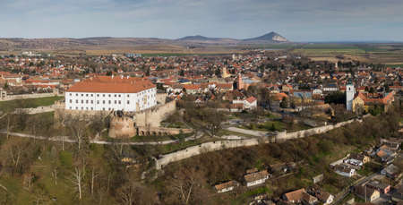 Beautiful castle in Siklos hungaryのeditorial素材