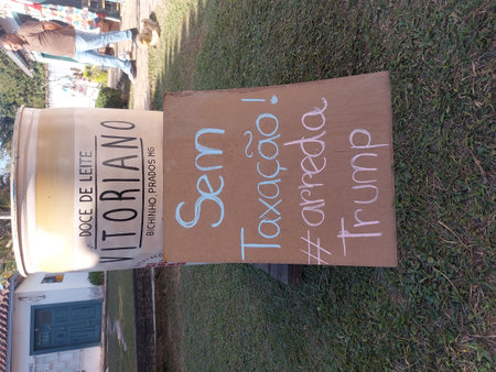 A sign in Brisbane, Australiaの写真素材