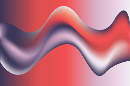 Abstract background template vector  design with 3D  shapes. Gradient illustrationのイラスト素材