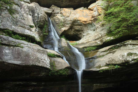 waterfall spilling overの写真素材