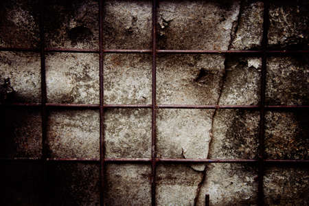 Metal bar brown grunge backgroundの写真素材