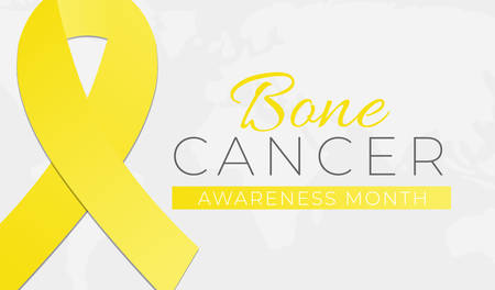 Bone Cancer Awareness Month Background Illustration Bannerのイラスト素材