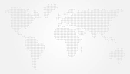 Light World Map Vector Illustration Design with Circlesのイラスト素材