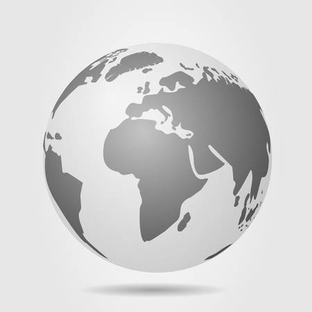 World Globe Mapのイラスト素材