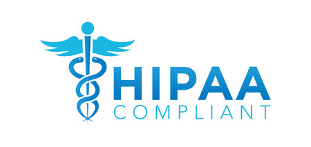 HIPAA Compliance with white background.