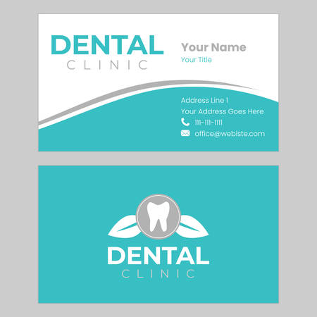 Dentist Dental Business Card Designのイラスト素材