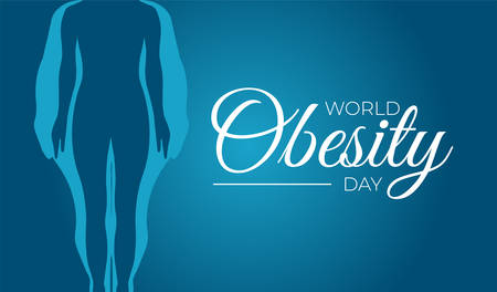 World Obesity Day Background Illustration のイラスト素材