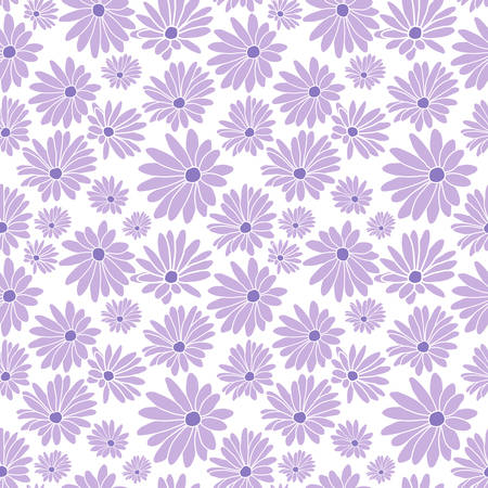 Margaret Flower Floral Textile Repeat Pattern Backgroundのイラスト素材