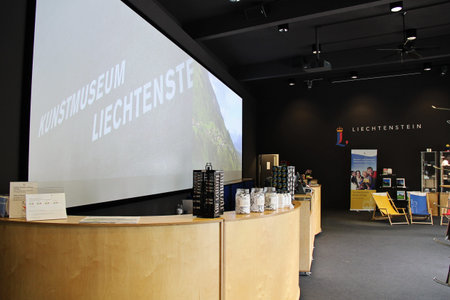 vaduz tourist information center shopのeditorial素材